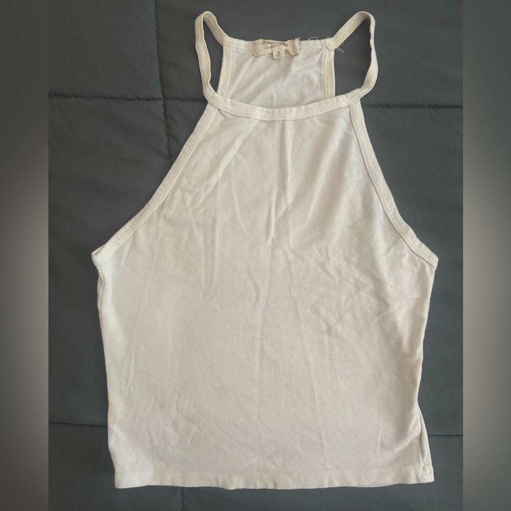 Heart & Hips White Crop Top (S)